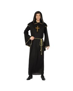 Kostum Halloween për meshkuj ,"Nun mens",M, zi