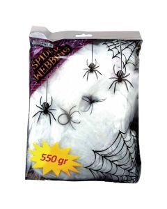 Rrjet&euml; merimange Halloween, 550 gr, bardhe