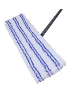 Floor wiper, Lifetime Clean, microfiber, 118 cm, blue and white, 1 piece