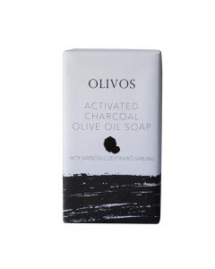 Olive oil and charcoal soap, Olivos, for curing acne and other skin problems.