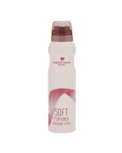 Soft deodorant spray, Alberto Taccini, plastic and metal, 150 ml, pastel pink, 1 piece.