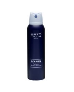 Men deodorant spray, Alberto Taccini, plastic and metal, 150 ml, blue, 1 piece