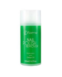 Nail polish remover, Flormar, plastic, 125 ml, green, 1 piece