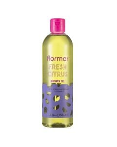 Fresh Citrus body shower gel, Flormar, plastic, 350 ml, purple and green, 1 piece