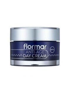 Anti-age face cream, Flormar, plastic, 50 ml, blue, 1 piece