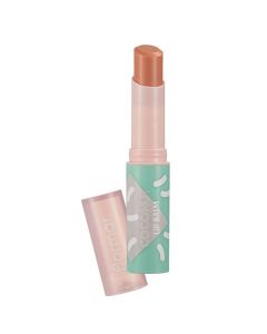 Lip balm with coconut, Flormar, plastic, 3 ml, pink and turquoise, 1 piece