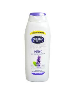 Relaxing body shampoo, Neutro Roberts, plastic, 700 ml, white and purple, 1 piece