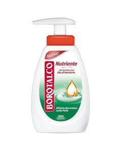 Nourishing liquid soap for hands, Borotalco, plastic, 250 ml, white, red and green, 1 piece
