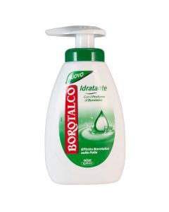 Moisturizing liquid soap for hands, Borotalco, plastic, 250 ml, white, red and green, 1 piece
