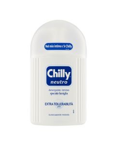 Intimate wash emulsion, Neutro, Chilly, plastic, 200 ml, white and blue, 1 piece