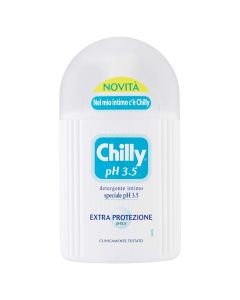 Intimate wash emulsion, Extra Protezione, Chilly, plastic, 300 ml, white and turquoise, 1 piece
