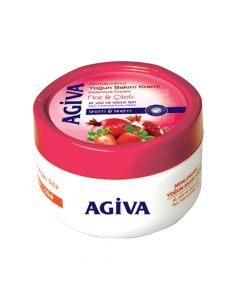 Moisturizing cream, Agiva, plastic, 300 ml, pink, 1 piece