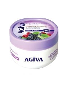 Moisturizing cream, Agiva, plastic, 300 ml, purple, 1 piece