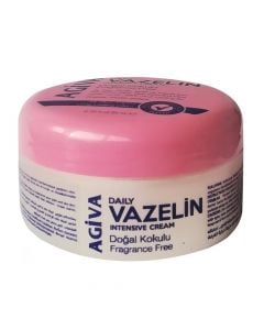 Vaseline cream, Agiva, plastic, 80 ml, pink, 1 piece