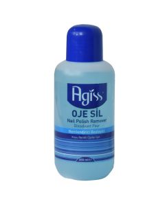 Nail polish remover, Agiss, plastic, 200 ml, blue, 1 piece