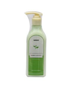 Green Tea moisturizing body lotion, Miniso, plastic, 250 ml, green, 1 piece
