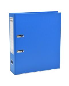 Folder with mechanism, Fornax, A4, 8 cm, blue
