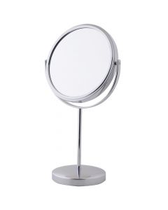 Pasqyrë kozmetike me dy anë, Miniso, qelq dhe hekur, 29.8x16.2x10.2 cm, argjend, 1 copë