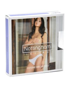 Mbathje për femra, Slip Mini Lulu 28, Nottingham, pambuk bielastik, L/4, e zezë, 1 copë