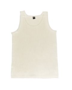 Men's sleeveless shirt, NTG, Nottingham, cotton, M/4, white, 1 piece