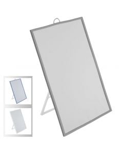 Mirror with holder, plastic and glass, 20x15 cm, miscellaneous, 1 piece