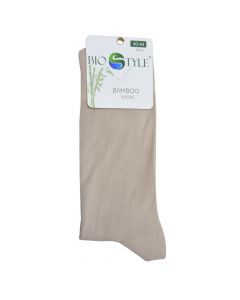 Crew socks for men, Bio Style, bamboo, polyamide and elastane, 40-44, miscellaneous, 1 pair