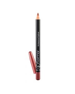 Lip liner 203 Subdued Pink, Flormar, plastic and wood, 11.4 g, dark pink, 1 piece
