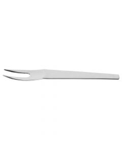 2 Prongs fork, Size: 10.5 cm, Color: Silver, Material: Stainless Steel