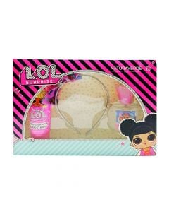 Set shampo trupi, ujë tualeti dhe rreth flokësh L.O.L Surprise, Naturaverde, plastikë, 100+50 ml, rozë, 3 copë