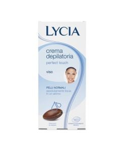 Depilatory cream for face, Lycia, plastic, 50 ml, blue, 1 piece