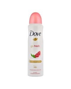 Deodorant spray for women Go Fresh, Dove, plastic and metal, 150 ml, white and pink, 1 piece