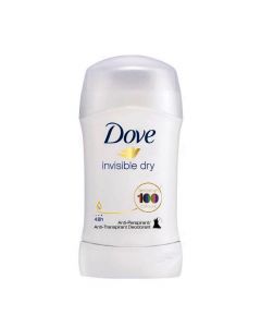 Stick deodorant for women Invisible Dry, Dove, plastic, 30 ml, white, 1 piece