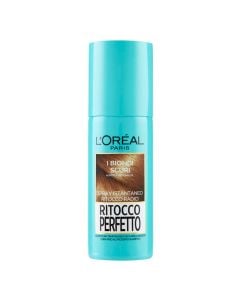 Bojë flokësh sprai e përkohshme, bionde e errët, L'Oreal, plastikë dhe metal, 75 ml, gurkali, 1 copë