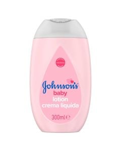 Liquid moisturizing cream for babies, Johnson's, plastic, 300 ml, pink, 1 piece