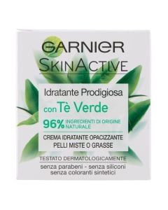 Krem hidratues dhe pastrues, Garnier, plastikë, 50 ml, e gjelbër, 1 copë