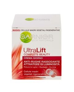 Anti-wrinkle cream for face treatment during the day, Garnier, plastic, 50 ml, red, 1 piece