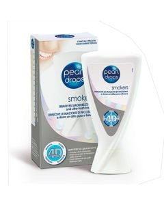 Toothpaste with whitening effect for nicotine stains, Blanx, plastic, 50 ml, white and gray, 1 piece