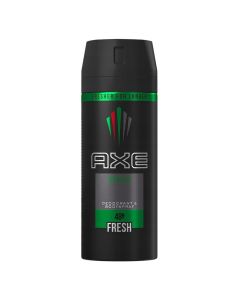 Antidjersë sprai për meshkuj Africa, AXE, plastikë dhe metal, 150 ml, e zezë, e gjelbër dhe e kuqe, 1 copë