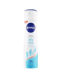 Antidjersë sprai për femra Dry Fresh, Nivea, plastikë dhe metal, 150 ml, e kaltër dhe e bardhë, 1 copë