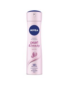 Spray deodorant for women Pearl&Beauty, Nivea, plastic and metal, 150 ml, pink and white, 1 piece