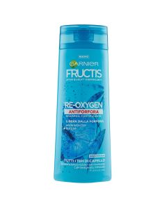 Anti-dandruff shampoo, Fructis, Garnier, plastic, 250 ml, blue, 1 piece