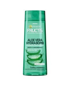 Hydrating and regenerating hair shampoo, Fructis, Garnier, plastic, 250 ml, blue, 1 piece