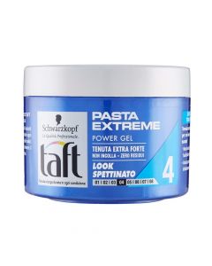 Xhel për stilimin e flokëve për meshkuj, Extreme Paste 04, Taft, plastikë, 200 ml, blu, 1 copë