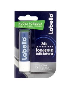 Lip balm for men, Active for Men, Labello, plastic, 5.5 ml, blue, 1 piece