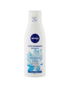 Qumësht hidratues për pastrim fytyre, Aqua Effect, Nivea, plastikë, 200 ml, e bardhë dhe blu, 1 copë