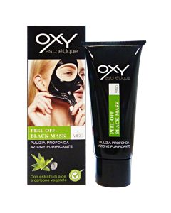 Maskë peel-off për fytyrën, Oxy, plastikë, 100 ml, e zezë, 1 copë