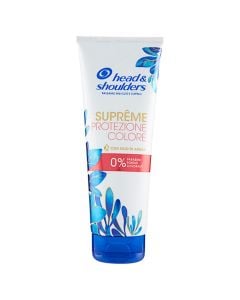 Hair conditioner for dyed hair, Supreme Color Protection, Head & Shoulders, plastic, 220 ml, white and blue, 1 piece