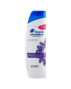 Nourishing shampoo against dandruff, Nourishing, Head & Shoulders, plastic, 250 ml, white and purple, 1 piece