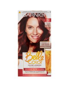Bojë flokësh mogan e errët 051, Belle Color, Garnier, plastikë, 140 ml, e verdhë, 1 copë