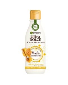 Regenerating hair mask, Ultra Dolce, Garnier, plastic, 250 ml, white and yellow, 1 piece